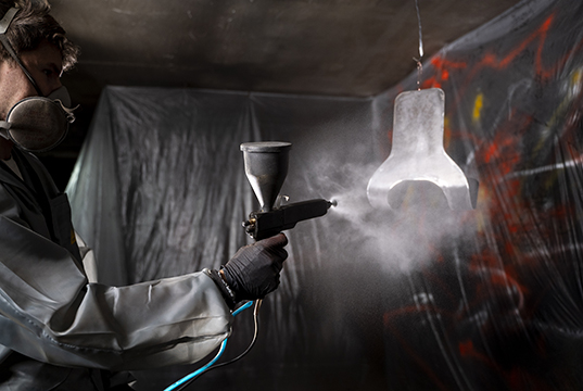 Makina boyama uygulaması